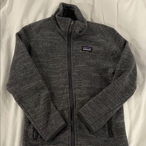 Patagonia Better Sweater Zip up size 7-8 gray